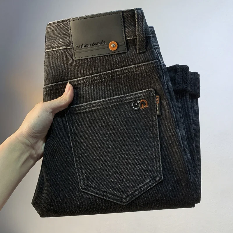 Men's Winter New Arrival Thicken Warm Distressed Slim Fit Small Wide Leg Black Light Luxury Pants
Men's Winter New Arrival Thicken Warm Distressed Slim Fit Small Wide Leg Black Light Luxury Pants