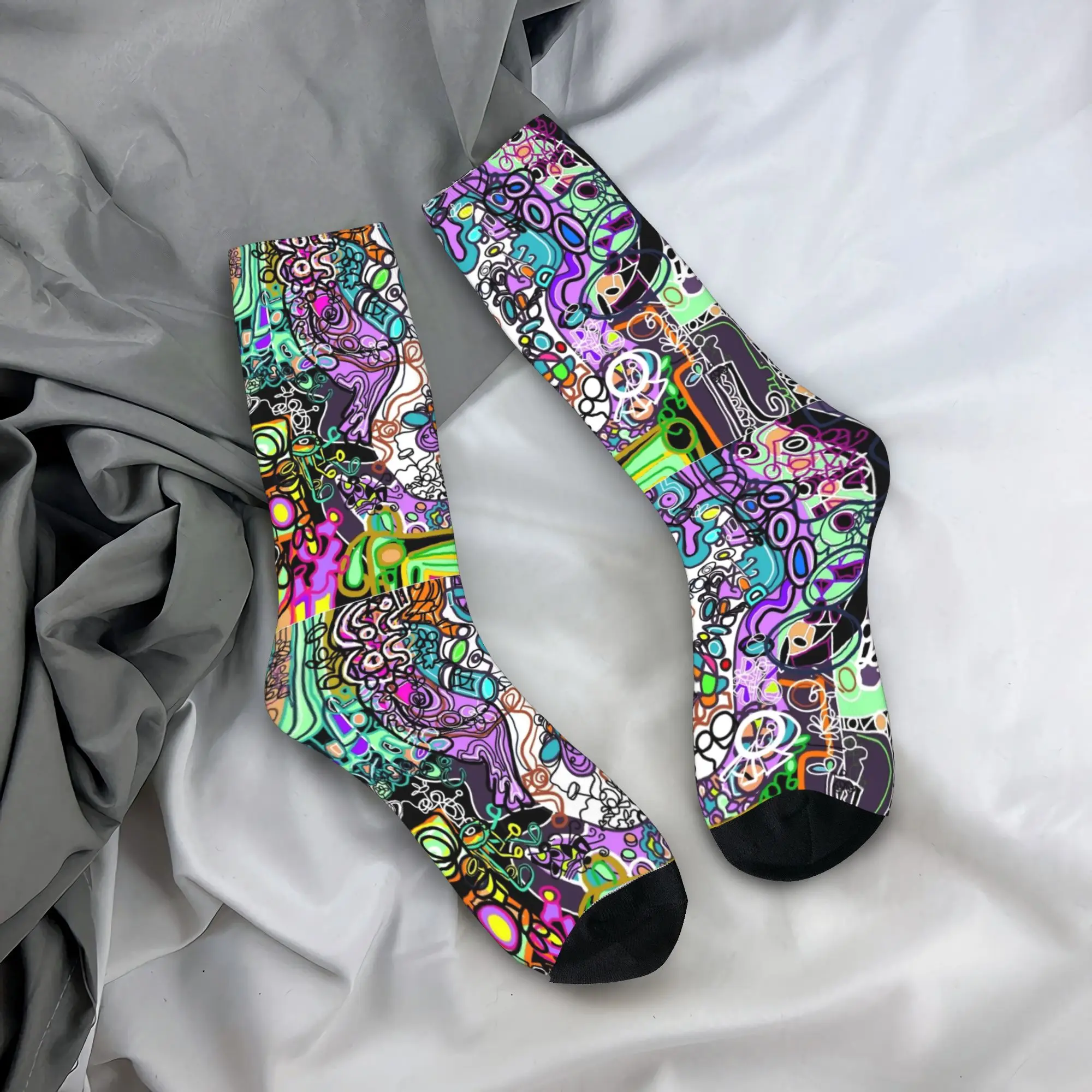 Psychedelic Graffiti Let Life In It’S Knocking Socks Funny Stockings Men Quality Running Socks Autumn Design Anti-Slip Socks
Psychedelic Graffiti Let Life In It’S Knocking Socks Funny Stockings Men Quality Running Socks Autumn Design Anti-Slip Socks