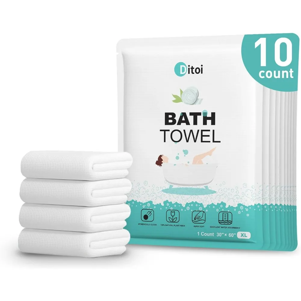 Extra Large Disposable Bath Towels for Travel Camping Gym Beach Quick Dry Soft 10 Count
Extra Large Disposable Bath Towels for Travel Camping Gym Beach Quick Dry Soft 10 Count