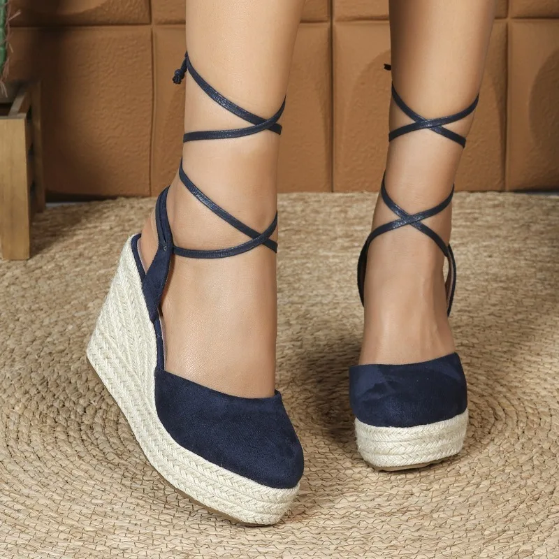 New Women's Shoes Fashion Classic Wedge Heel Sandals for Woman Exquisite Hollow Out Casual Shoes Designer Shoes Sandalias Mujer
New Women's Shoes Fashion Classic Wedge Heel Sandals for Woman Exquisite Hollow Out Casual Shoes Designer Shoes Sandalias Mujer