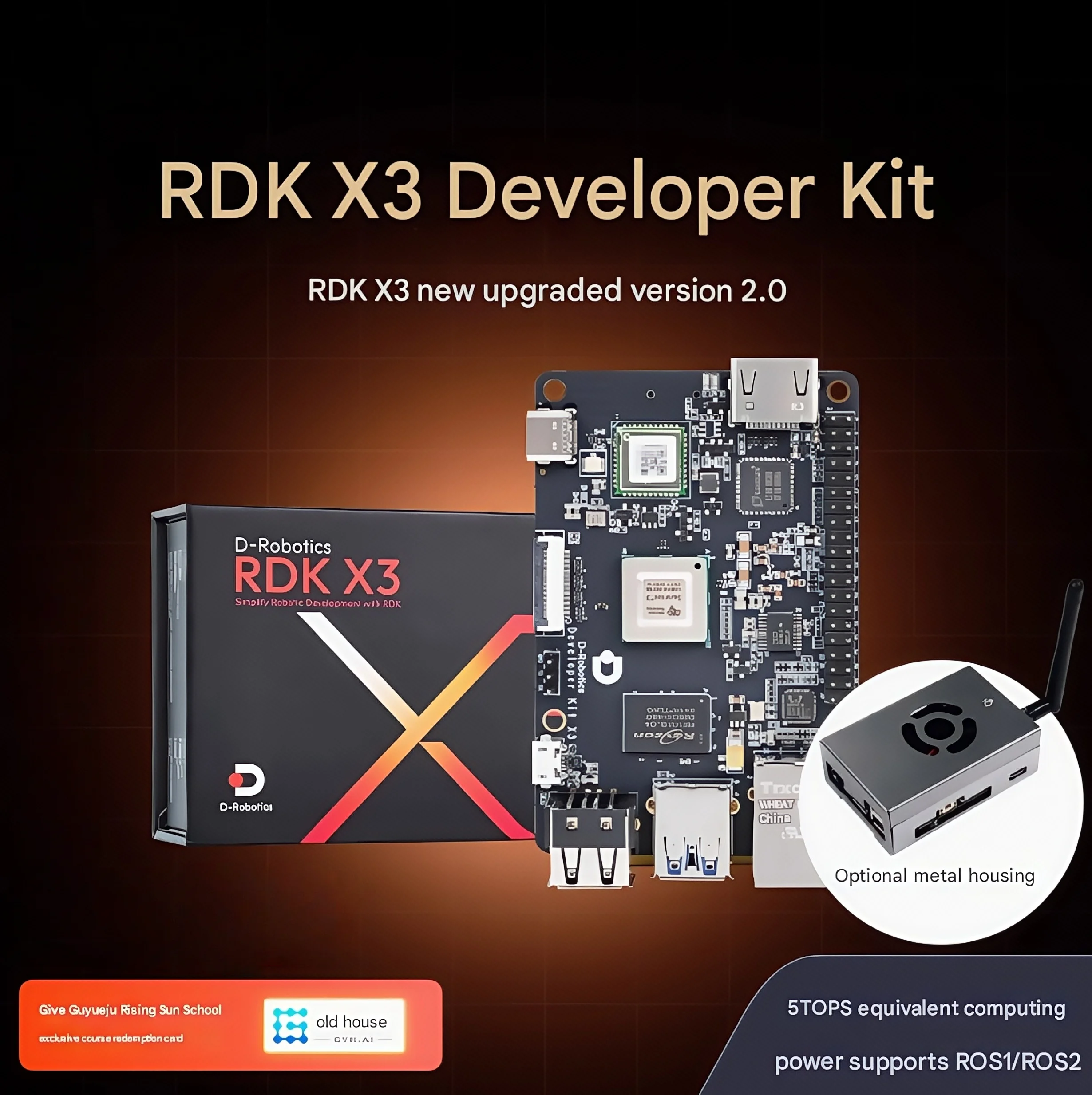 RDK X3 2GB/4GB Sunrise Pi Development Board ROS2 LiDAR Raspberry Pi Horizon
RDK X3 2GB/4GB Sunrise Pi Development Board ROS2 LiDAR Raspberry Pi Horizon