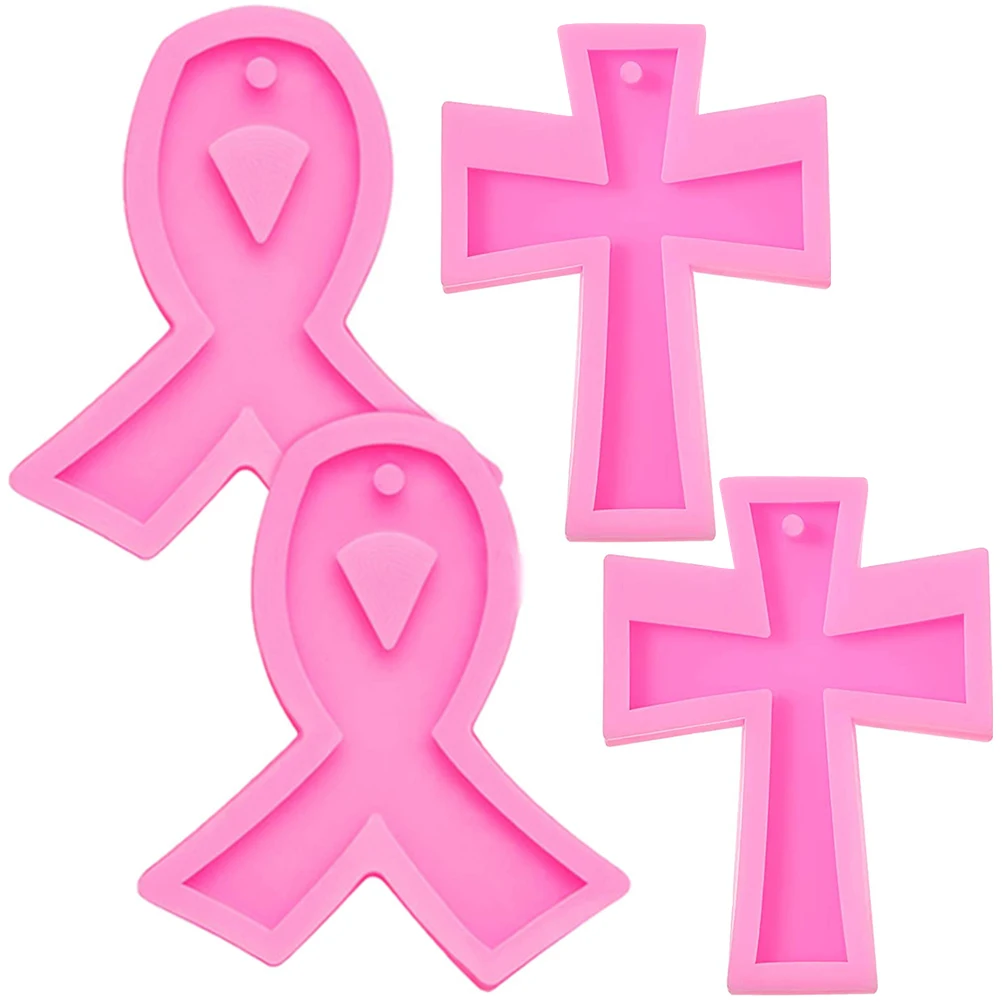 4pcs Cross Mold Silicone DIY Epoxy Resin Keychain Jewelry Shaped Crafts Accessories Ribbon Cross Mold Keychain Making Chocolate
4pcs Cross Mold Silicone DIY Epoxy Resin Keychain Jewelry Shaped Crafts Accessories Ribbon Cross Mold Keychain Making Chocolate
