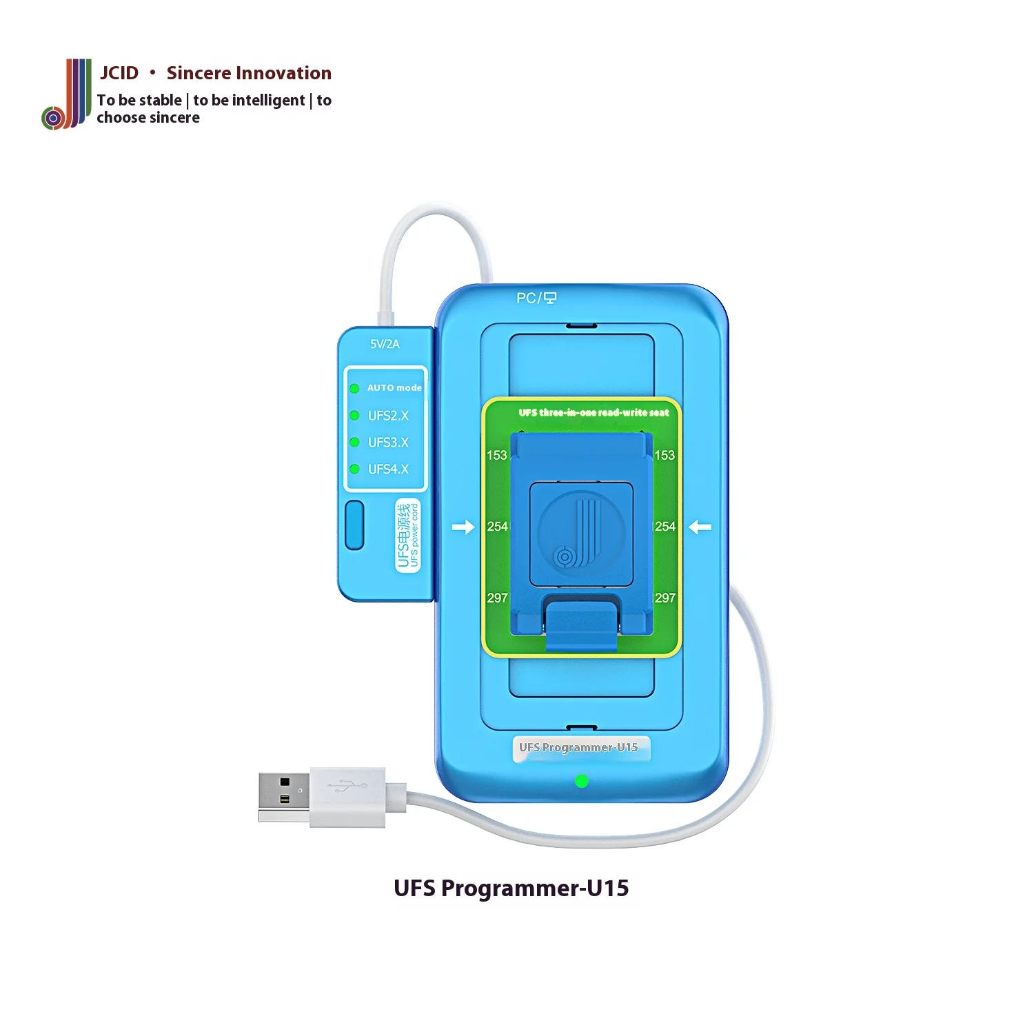 HODAXIN JCID UFS Programmer U15 For Android Repair UFS4.0 BGA 153/254/297 Font Hard Drive 220V Voltage
HODAXIN JCID UFS Programmer U15 For Android Repair UFS4.0 BGA 153/254/297 Font Hard Drive 220V Voltage