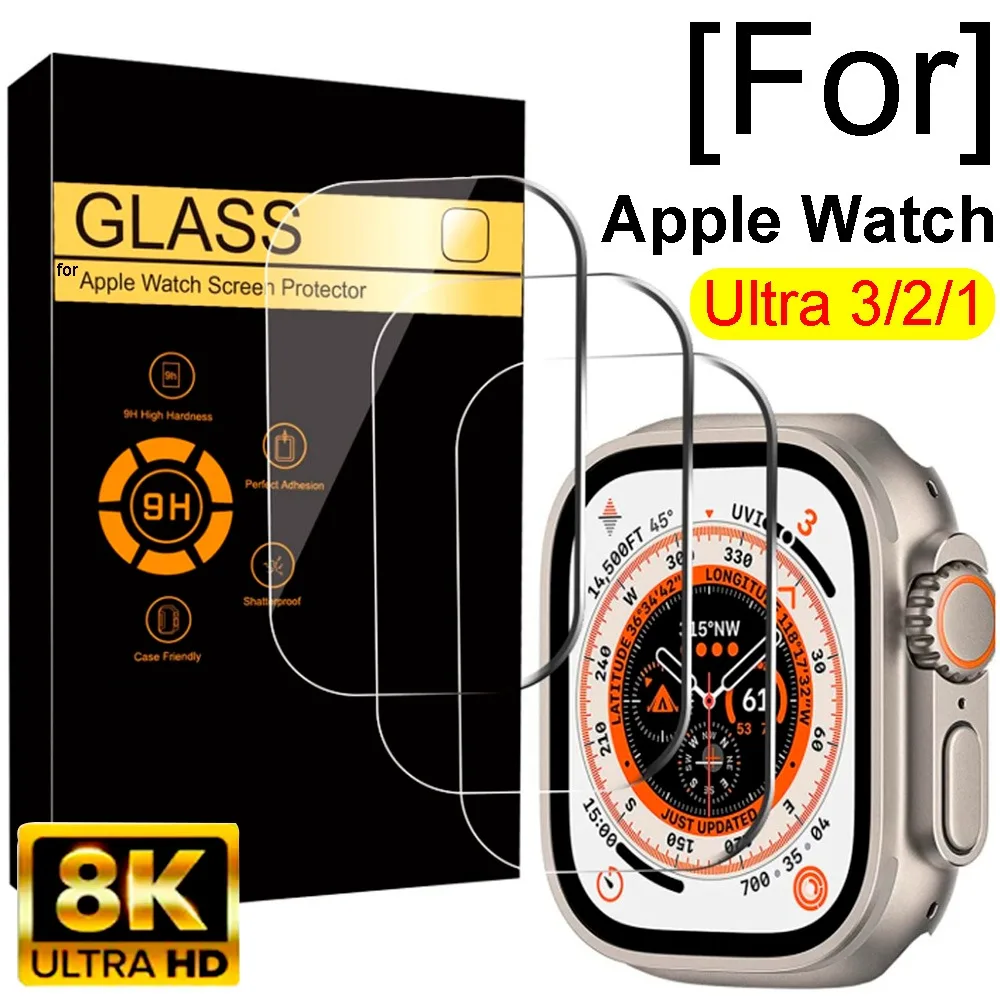 Tempered Glass Screen Protectors for Apple Watch Ultra 49mm HD Anti-Scratch Full Cover for IWatch Ultra 1/2/3 Protective Films
Tempered Glass Screen Protectors for Apple Watch Ultra 49mm HD Anti-Scratch Full Cover for IWatch Ultra 1/2/3 Protective Films