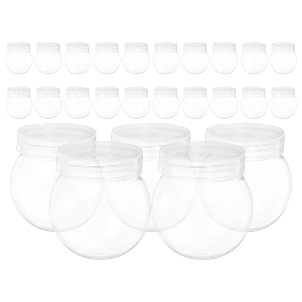 25Pcs Plastic Snow Globes Clear Fillable Balls for DIY Craft Candy Jars Festival Home Decoration Transparent Baubles Party
25Pcs Plastic Snow Globes Clear Fillable Balls for DIY Craft Candy Jars Festival Home Decoration Transparent Baubles Party