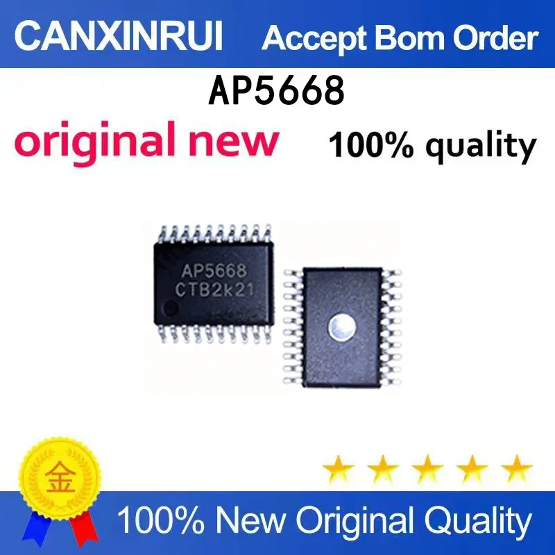 (5-100 PCS) Brand new original AP5668KGMP1T AP5668 SSOP-20 spot chip IC
(5-100 PCS) Brand new original AP5668KGMP1T AP5668 SSOP-20 spot chip IC