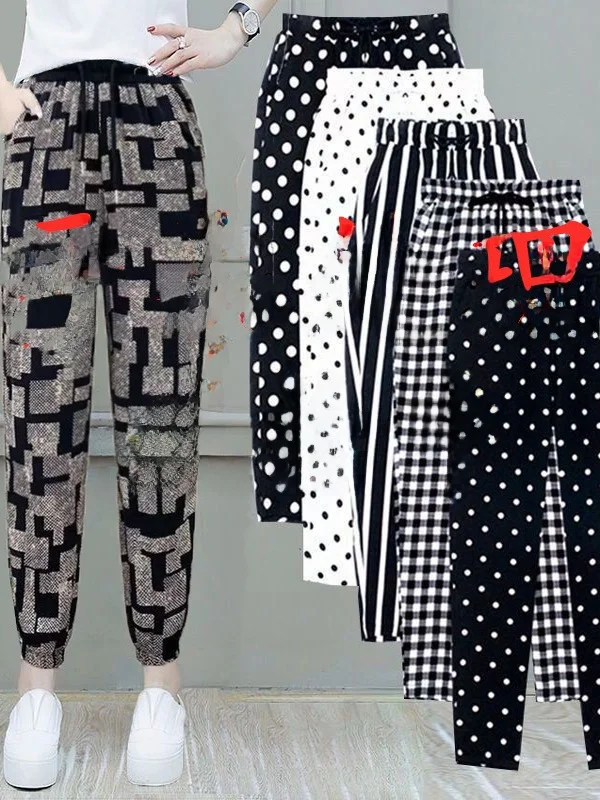 High Waist Loose Women's Pants Spring Summer New Style Harlan Pants Small Fragrance Style Casual Nine Point Slim Fit
High Waist Loose Women's Pants Spring Summer New Style Harlan Pants Small Fragrance Style Casual Nine Point Slim Fit