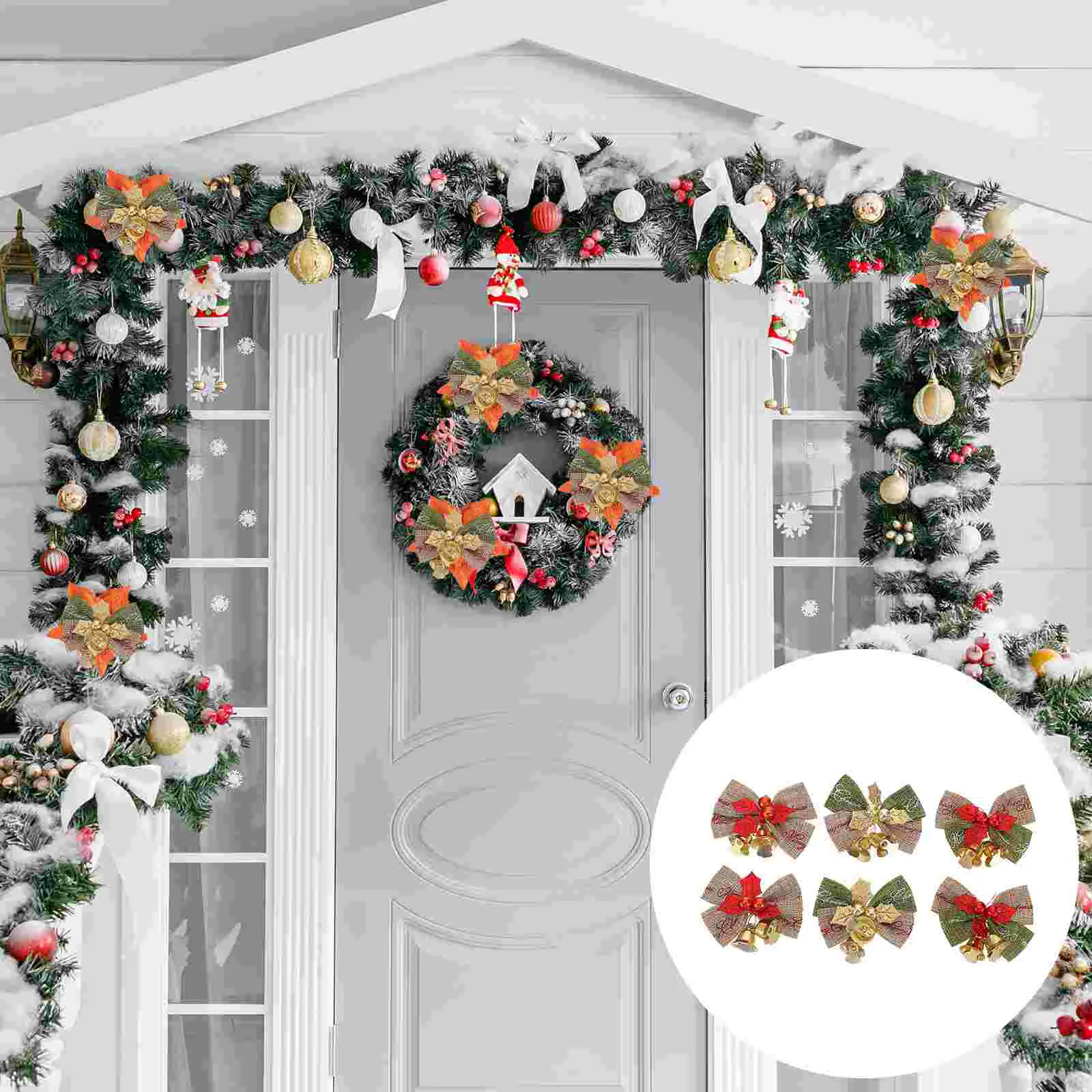 Bell Bow Christmas Tree Decorations Ornaments for 2023 Bows Ribbon Garland Xmas Breastpins Alloy Brooch Winter Adorn Gift
Bell Bow Christmas Tree Decorations Ornaments for 2023 Bows Ribbon Garland Xmas Breastpins Alloy Brooch Winter Adorn Gift