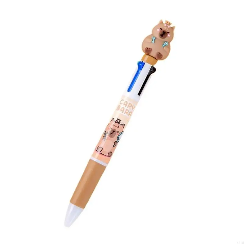 Y5LB Cartoon Ballpoint Pen for Office School Students Kids Gifts, 4-in-1 Colored Pen Retractable Multicolor Ballpoint Pen
Y5LB Cartoon Ballpoint Pen for Office School Students Kids Gifts, 4-in-1 Colored Pen Retractable Multicolor Ballpoint Pen