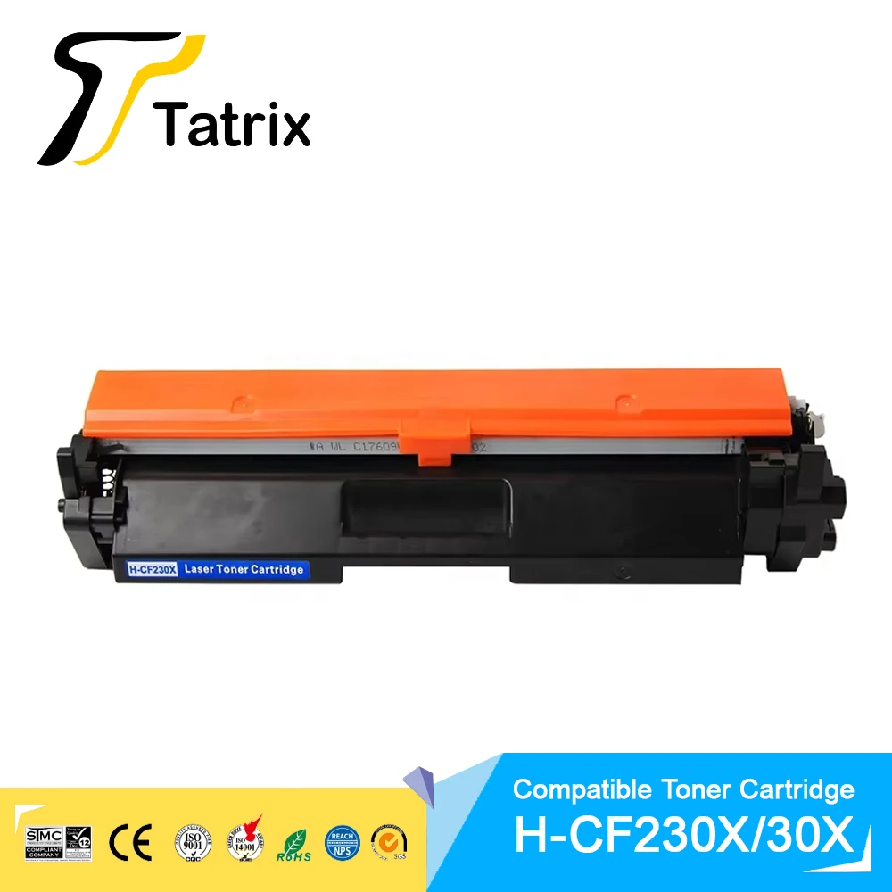 Tatrix 30X CF230 CF230X Compatible Toner Cartridge for HP LaserJet Pro M203dn/M203dw/ MFP M227sdn/M227d/ M227fdn/M227fdw Printer
Tatrix 30X CF230 CF230X Compatible Toner Cartridge for HP LaserJet Pro M203dn/M203dw/ MFP M227sdn/M227d/ M227fdn/M227fdw Printer
