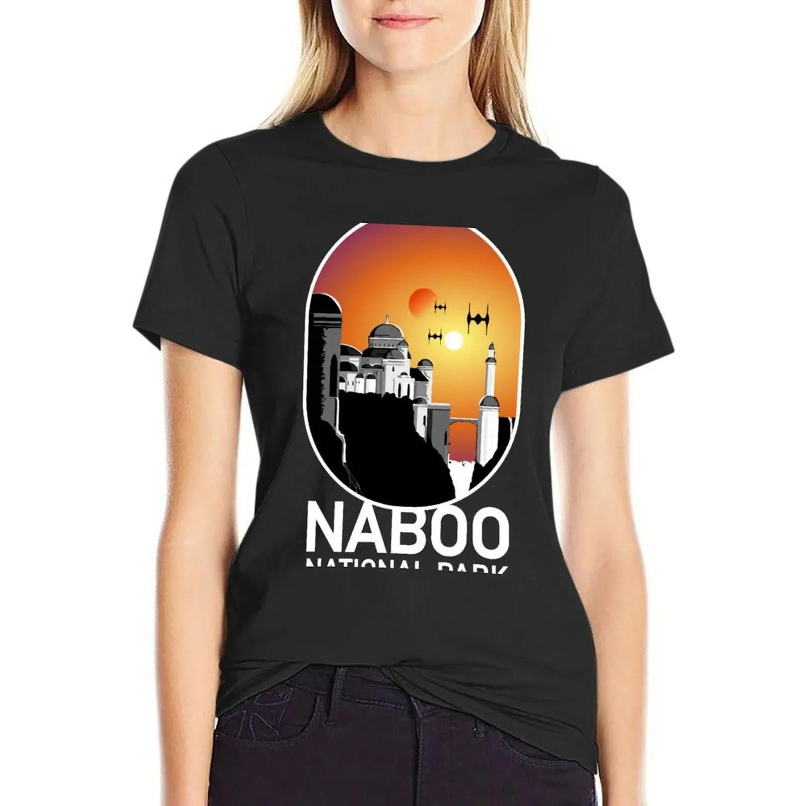 naboo national park fans T-Shirt plus sizes summer top tops t-shirts for Women loose fit
naboo national park fans T-Shirt plus sizes summer top tops t-shirts for Women loose fit