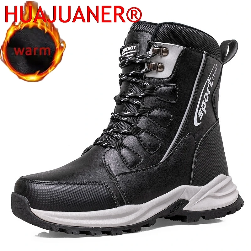 Brand Winter Men Snow Boots Warm Plush Men's Boots Waterproof High-top Ankle Boots Top Quality Non-slip Men's Hiking Sneakers
Brand Winter Men Snow Boots Warm Plush Men's Boots Waterproof High-top Ankle Boots Top Quality Non-slip Men's Hiking Sneakers