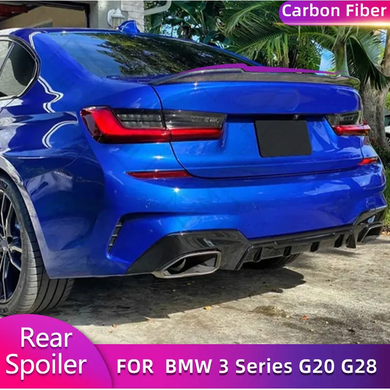 Carbon Fiber Rear Trunk Spoiler Wings for BMW 3 Series G20 G28 LCI Sedan 4-Door 2020-2023 Car Rear Spoiler Boot Lid Wing Lip
Carbon Fiber Rear Trunk Spoiler Wings for BMW 3 Series G20 G28 LCI Sedan 4-Door 2020-2023 Car Rear Spoiler Boot Lid Wing Lip