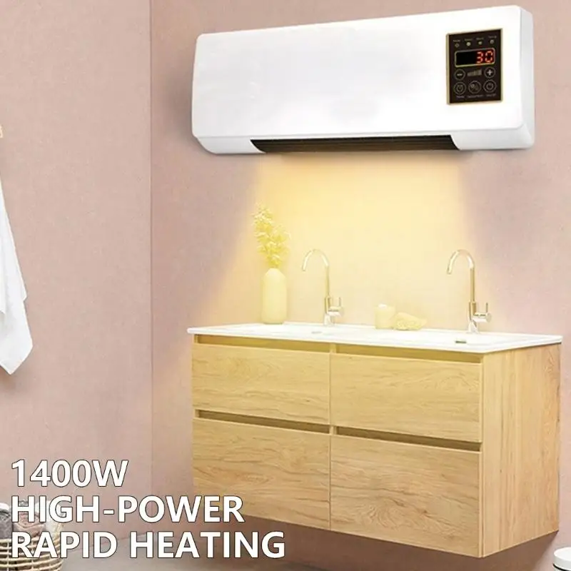 D0AB Heating Fan Electric Fan Space Heating Timing Function Double Use Wall Mounted
D0AB Heating Fan Electric Fan Space Heating Timing Function Double Use Wall Mounted