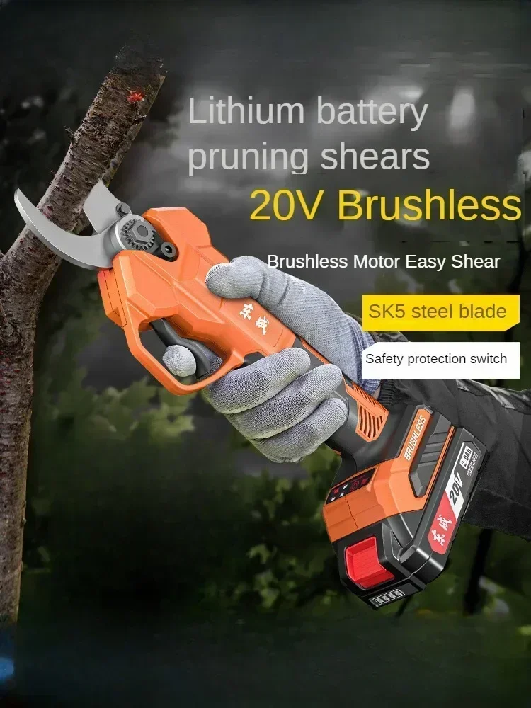 Мощный секатор с литиевой батареей для садоводства с электрическими режущими ножками толстых ветвей
Мощный секатор с литиевой батареей для садоводства с электрическими режущими ножками толстых ветвей