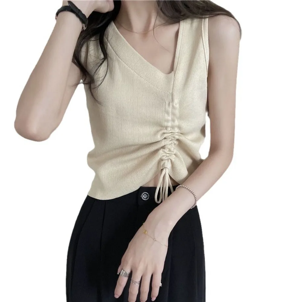 Модный приталенный укороченный топ Спайс для девушек на шнуровке, летний топ на бретельках, верхняя одежда, повседневный топ без рукавов для пляжного отдыха
Модный приталенный укороченный топ Спайс для девушек на шнуровке, летний топ на бретельках, верхняя одежда, повседневный топ без рукавов для пляжного отдыха