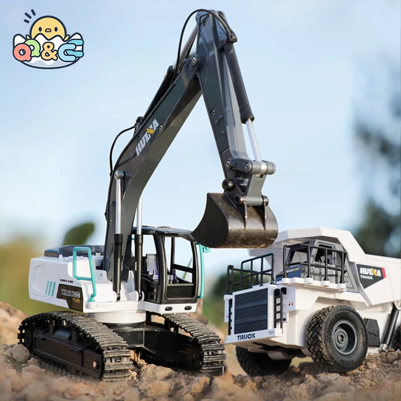Huina 667/668 1:24 Rc Excavator Alloy Rc Truck Electric Cars 9Ch Remote-Controlled Dumper Tractor Construction Children's Toys
Huina 667/668 1:24 Rc Excavator Alloy Rc Truck Electric Cars 9Ch Remote-Controlled Dumper Tractor Construction Children's Toys
