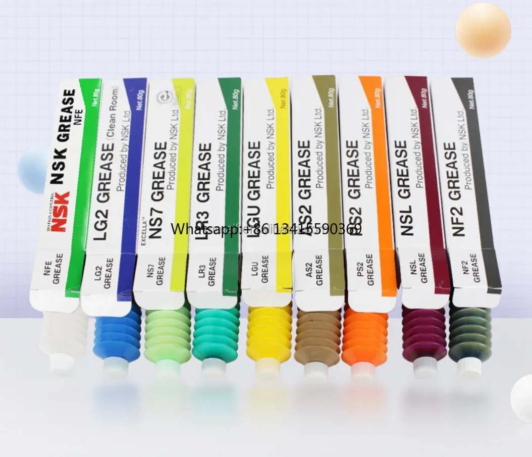 SMT Grease Lubricant of NSK Grease Hot Selling PS2 NS LG2 NS7 AS2 LGU LR3 NFE Grease 80G
SMT Grease Lubricant of NSK Grease Hot Selling PS2 NS LG2 NS7 AS2 LGU LR3 NFE Grease 80G