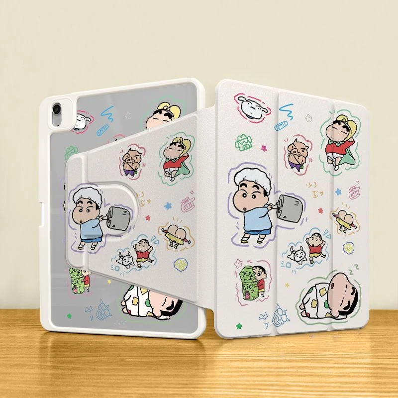 Акриловый тройной складной чехол для iPad с забавным карандашом Shin-chan и слотом для карандашей для iPad 11th 11in 2025, Pro 11" Air 6-5 10,2" и 9,7" Mini 7-6 8,3"
Акриловый тройной складной чехол для iPad с забавным карандашом Shin-chan и слотом для карандашей для iPad 11th 11in 2025, Pro 11" Air 6-5 10,2" и 9,7" Mini 7-6 8,3"