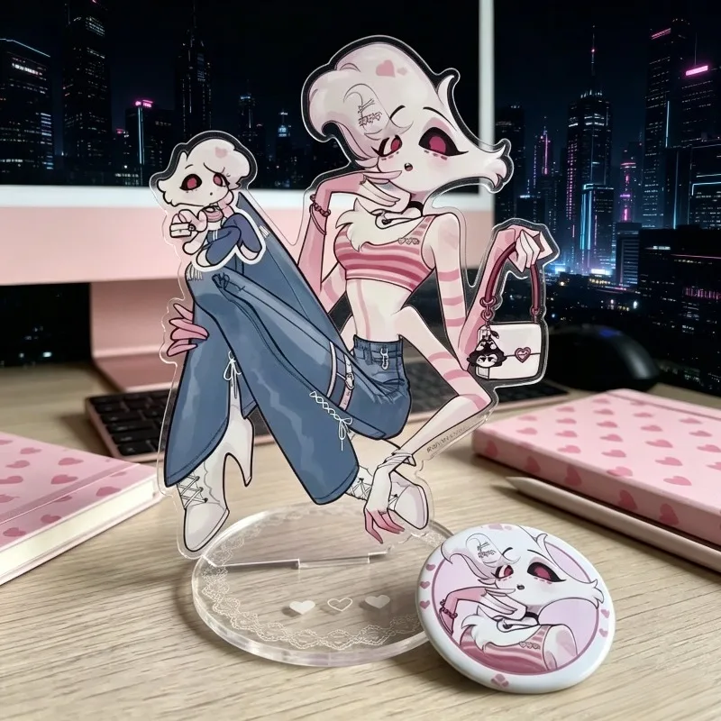 Stand For Hazbin HoteL Angel Dust Original Acrylic Self made Cute Cartoon Anime Pendant Toy Gift
Stand For Hazbin HoteL Angel Dust Original Acrylic Self made Cute Cartoon Anime Pendant Toy Gift