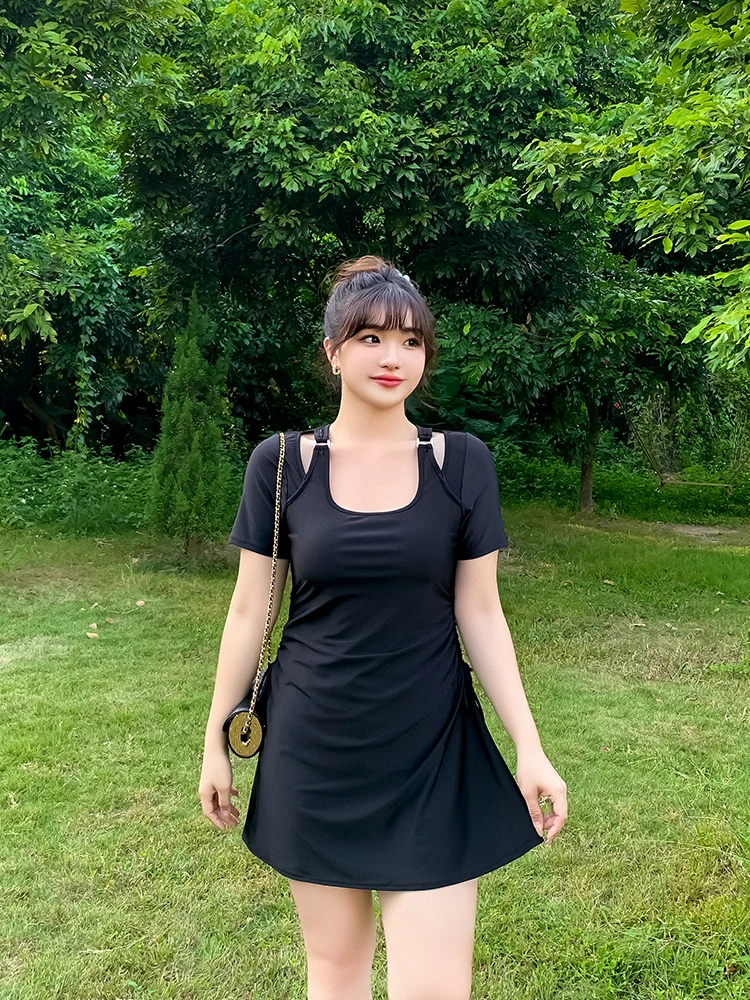 Купальник-бикини Spor Svel для женщин больших размеров, скрывающий живот, идеально подходит для горячих источников, летний, новинка
Купальник-бикини Spor Svel для женщин больших размеров, скрывающий живот, идеально подходит для горячих источников, летний, новинка