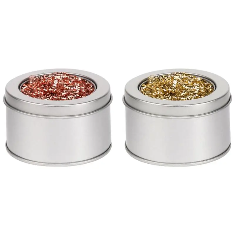 Soldering Iron Tip Cleaner Desoldering Cleaning Ball Desoldering Soldering Iron Mesh Filter Metal Dross Box Clean Ball
Soldering Iron Tip Cleaner Desoldering Cleaning Ball Desoldering Soldering Iron Mesh Filter Metal Dross Box Clean Ball