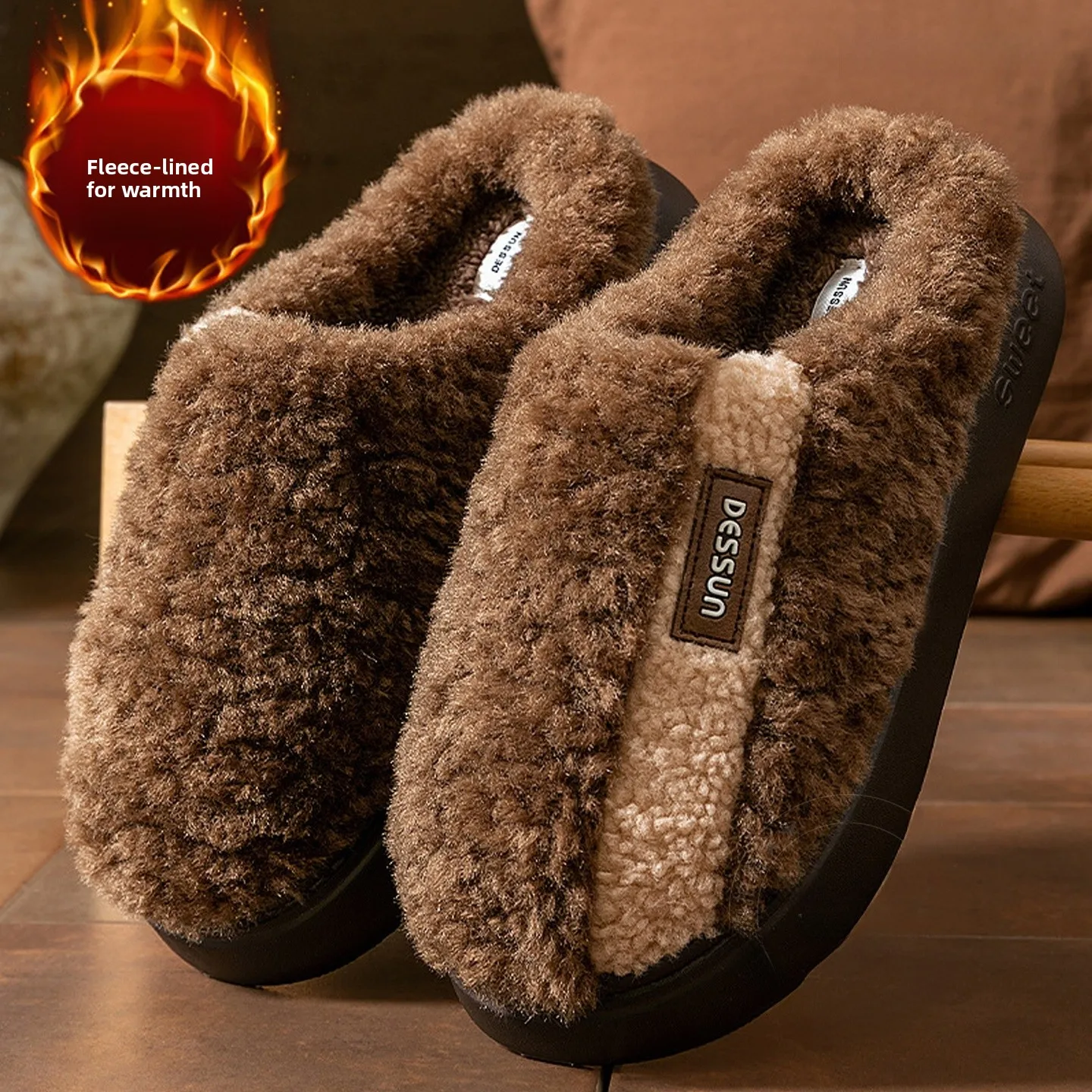 Men's Cotton Slippers Indoor Winter Thick Bottom Non-Slip Warm Plush No Foot Odor Home Comfortable Slippers Breathable Slip-On
Men's Cotton Slippers Indoor Winter Thick Bottom Non-Slip Warm Plush No Foot Odor Home Comfortable Slippers Breathable Slip-On
