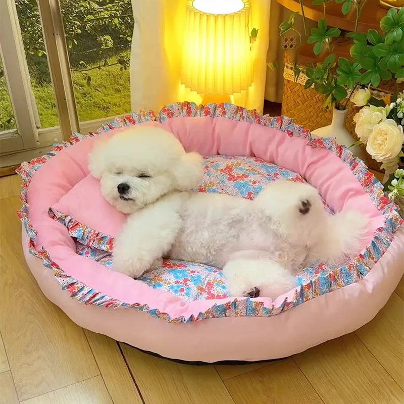 Unique Queen Size Dog Kennel Aesthetic Durable Plush Luxury Dog Supplies Mattress Designer Camas Para Perros Dog Furniture
Unique Queen Size Dog Kennel Aesthetic Durable Plush Luxury Dog Supplies Mattress Designer Camas Para Perros Dog Furniture