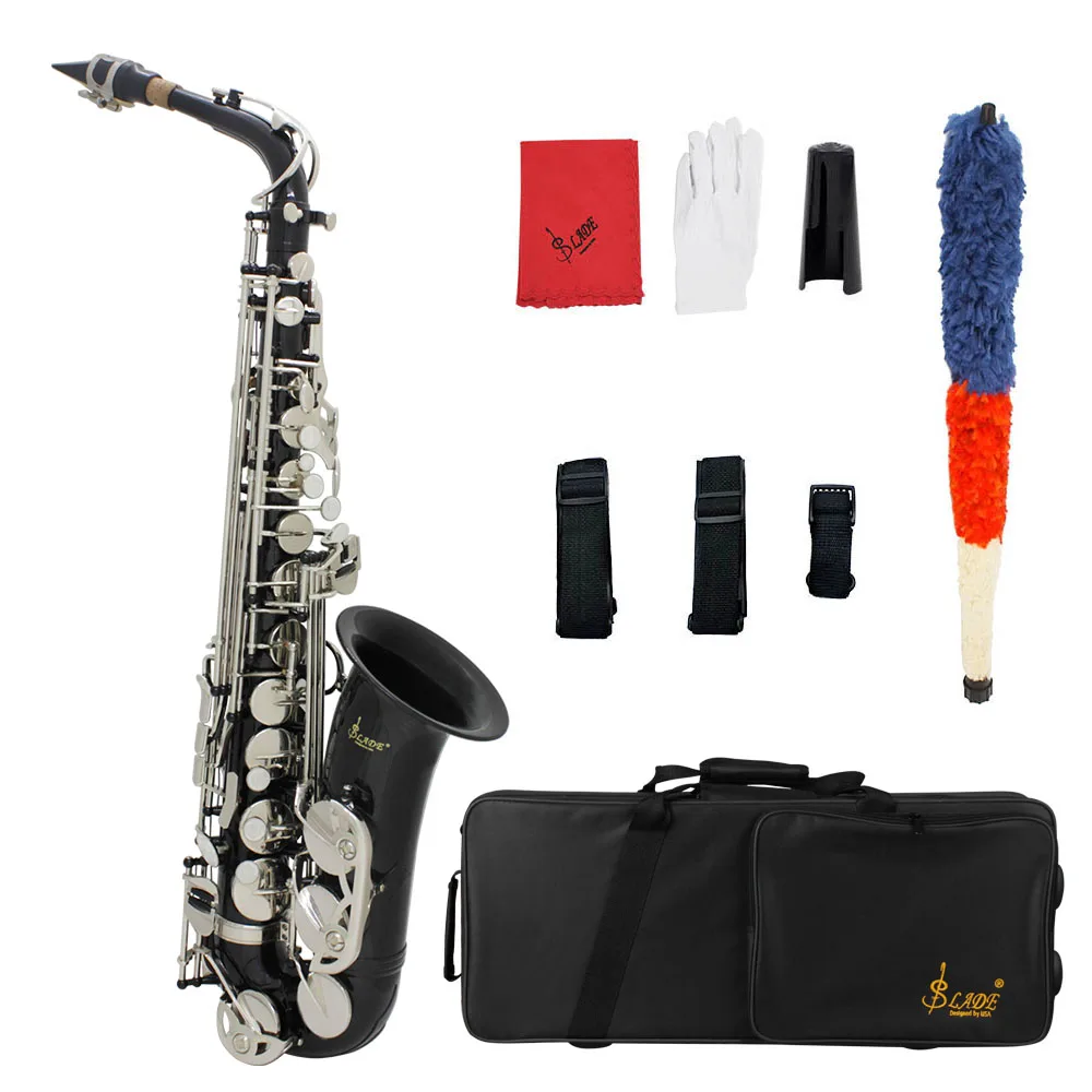 Wholesale Prices Eb Brass Instrument Black Silver Keys Alto Saxophone With Packaging Case Accessories
Wholesale Prices Eb Brass Instrument Black Silver Keys Alto Saxophone With Packaging Case Accessories