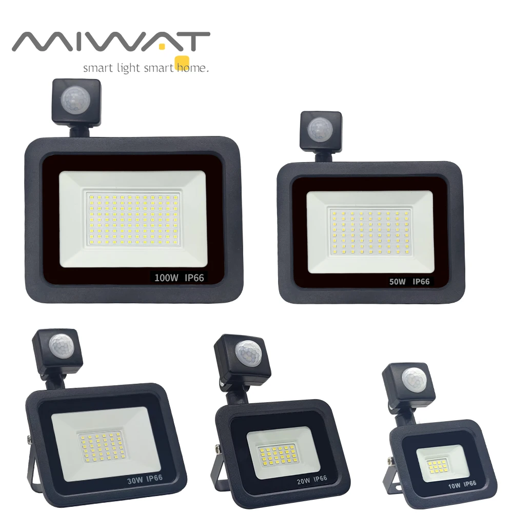 LED PIR Motion Sensor Floodlight Outdoor Waterproof Wall Lamp 100W 50W 30W 20W 10W Reflector Spotlight Garden Garage Lighting
LED PIR Motion Sensor Floodlight Outdoor Waterproof Wall Lamp 100W 50W 30W 20W 10W Reflector Spotlight Garden Garage Lighting