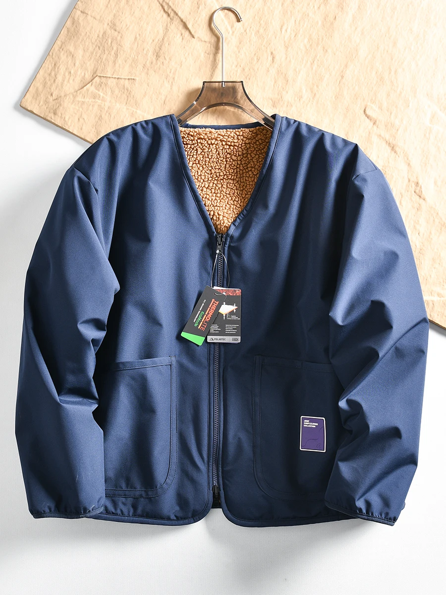 Double-Sided Wear Winter Thickened Fleece Lined Men's Jacket Cotton Clothes Island Country Single Collar Zipper Closure Youth...
Double-Sided Wear Winter Thickened Fleece Lined Men's Jacket Cotton Clothes Island Country Single Collar Zipper Closure Youth...