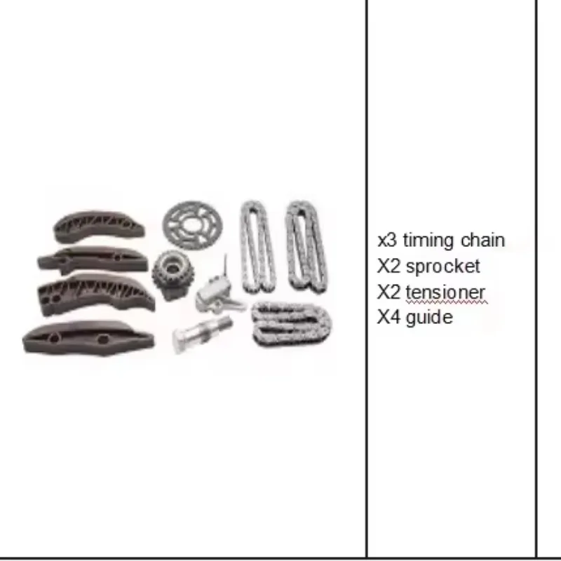 Top Quality Auto Engine Part Timing Chain Tensioner Guide Kits for BMW N57 N57D30 OE 11317797898
Top Quality Auto Engine Part Timing Chain Tensioner Guide Kits for BMW N57 N57D30 OE 11317797898
