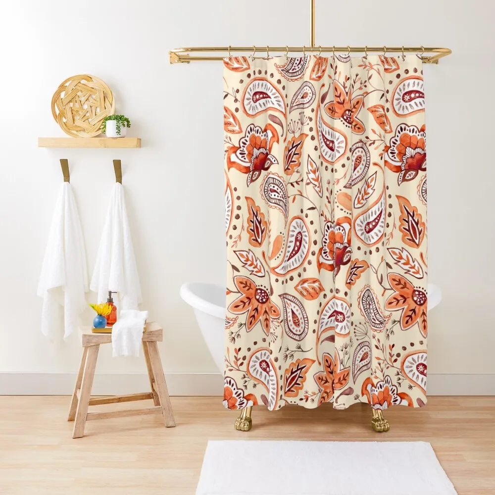 Watercolor Coral Floral Paisley - Beige Shower Curtain Shower Waterproof Luxury Bathroom Waterproof Fabric Bathroom Curtain
Watercolor Coral Floral Paisley - Beige Shower Curtain Shower Waterproof Luxury Bathroom Waterproof Fabric Bathroom Curtain
