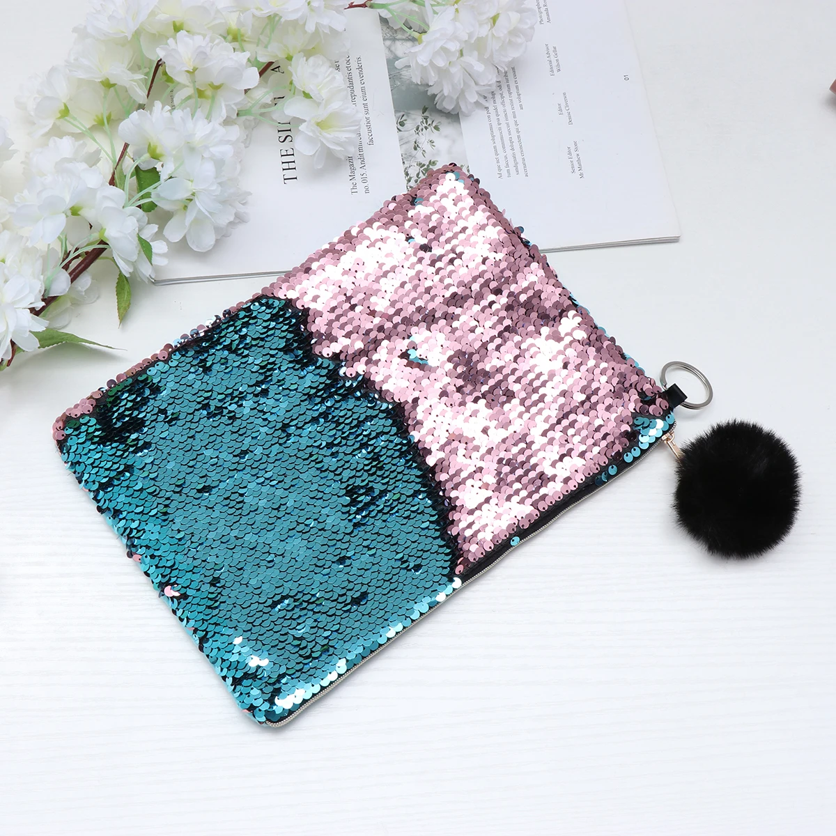Sequin Pencil Bag Coin Wallet Purse Supplies for Women Multifunction Sequined Case Mermaid Bags Lady Makeup Toiletry
Sequin Pencil Bag Coin Wallet Purse Supplies for Women Multifunction Sequined Case Mermaid Bags Lady Makeup Toiletry