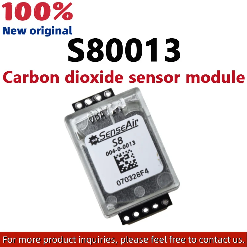 S80013 S8 004-0-0013 S8-0013 New CO2 sensor module Sweden SenseAir imported infrared CO2 serial port output
S80013 S8 004-0-0013 S8-0013 New CO2 sensor module Sweden SenseAir imported infrared CO2 serial port output