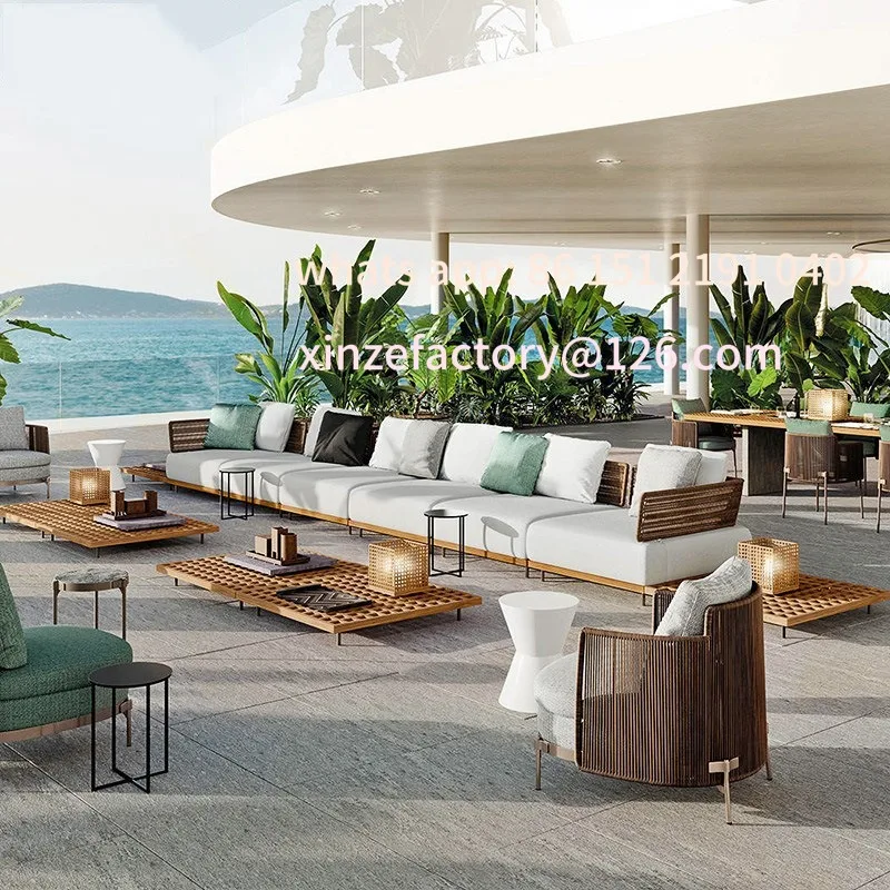 Customizable Outdoor Rattan Sofa Courtyard Outdoor Villa Balcony Rattan Chair Combination Sun Protection and Waterproof
Customizable Outdoor Rattan Sofa Courtyard Outdoor Villa Balcony Rattan Chair Combination Sun Protection and Waterproof