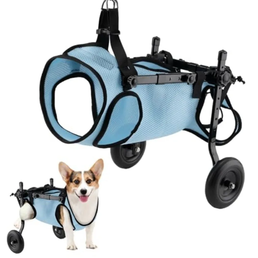 Dog Wheelchair for Back Legs, Dog Wheelchair Cart, Doggy/cat Wheelchairs with Disabled Hind Legs Walking, Mobility Aids for Sma
Dog Wheelchair for Back Legs, Dog Wheelchair Cart, Doggy/cat Wheelchairs with Disabled Hind Legs Walking, Mobility Aids for Sma