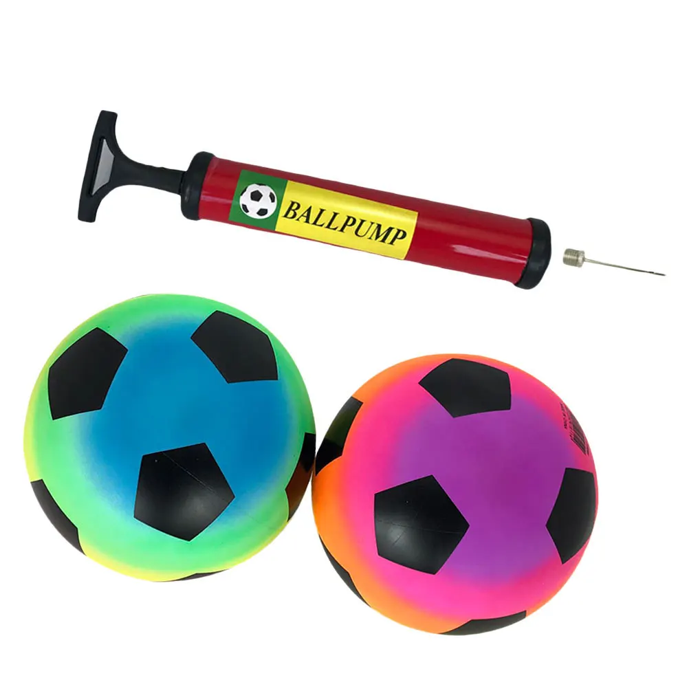 2Pcs Kids Inflatable Football PVC Play Ball Fashion Design Long-Lasting Use Group Fun Home Sunlight Activity Gift
2Pcs Kids Inflatable Football PVC Play Ball Fashion Design Long-Lasting Use Group Fun Home Sunlight Activity Gift