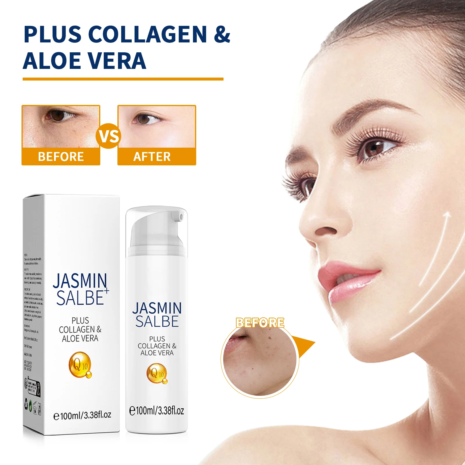 【Кремо для лица с коллагеном и гиалуроновой кислотой】Укрепляющее и лифтинговое лечение, разглаживает тонкие линии, увлажняет и осветляет восстанавливает эластичность.
【Кремо для лица с коллагеном и гиалуроновой кислотой】Укрепляющее и лифтинговое лечение, разглаживает тонкие линии, увлажняет и осветляет восстанавливает эластичность.