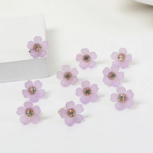 Elegant Flower Hair Rings 10PCS Light Purple Five Petal for Women Braids Fashionable Charming Decor Durable Kit
Elegant Flower Hair Rings 10PCS Light Purple Five Petal for Women Braids Fashionable Charming Decor Durable Kit