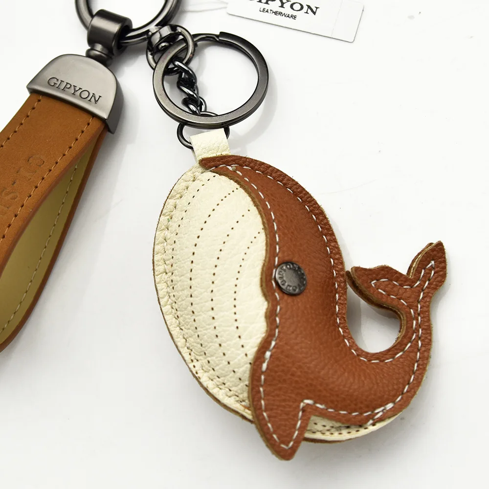 Original real sheepskin, handmade leather pendant keychain whale pendant doll bag pendant key chain new model
Original real sheepskin, handmade leather pendant keychain whale pendant doll bag pendant key chain new model