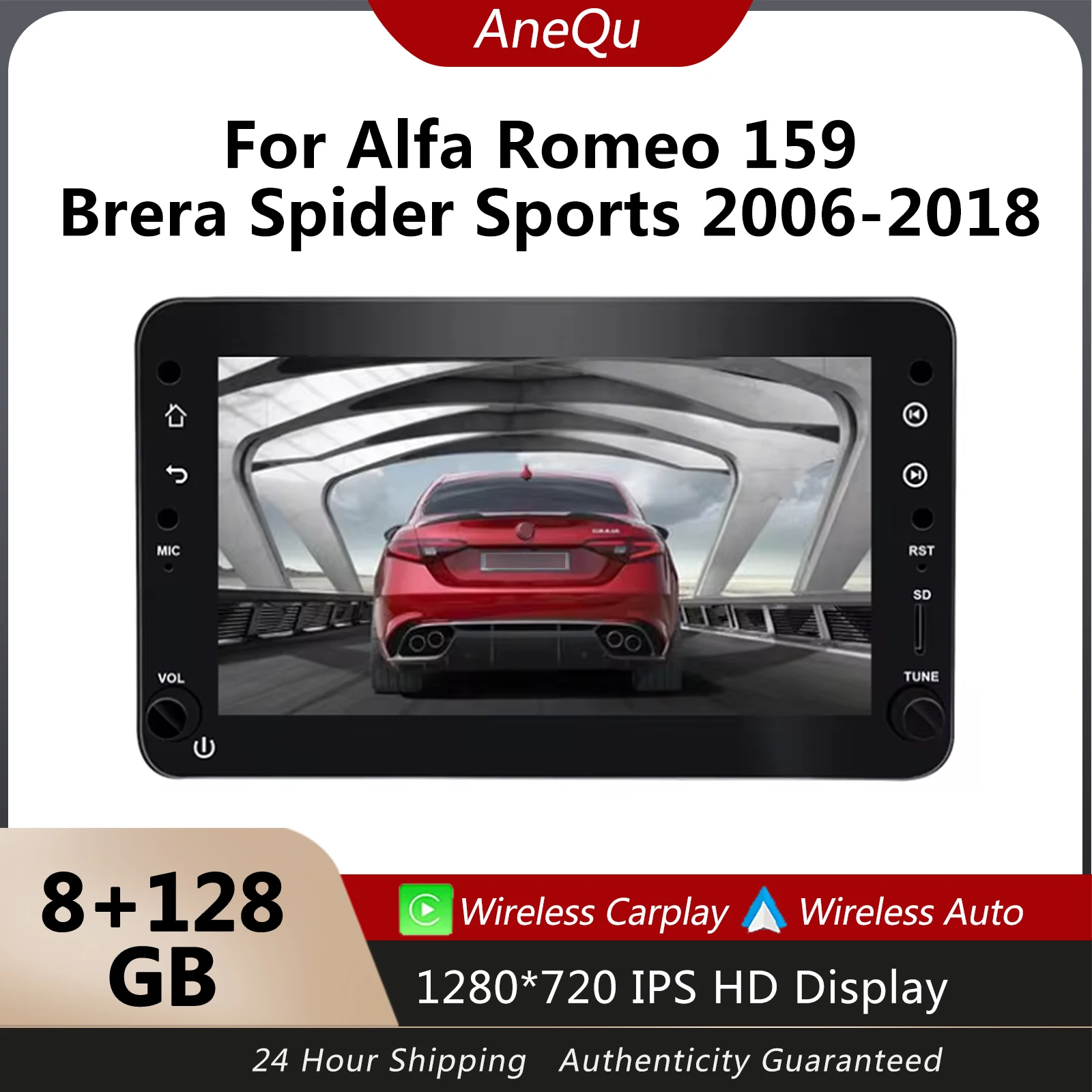 AneQu Carplay Android Radio for Alfa Romeo Mito 2008-2016 Car Multimedia Player Navigation GPS Head-Up Stereo Player Auto BT
AneQu Carplay Android Radio for Alfa Romeo Mito 2008-2016 Car Multimedia Player Navigation GPS Head-Up Stereo Player Auto BT
