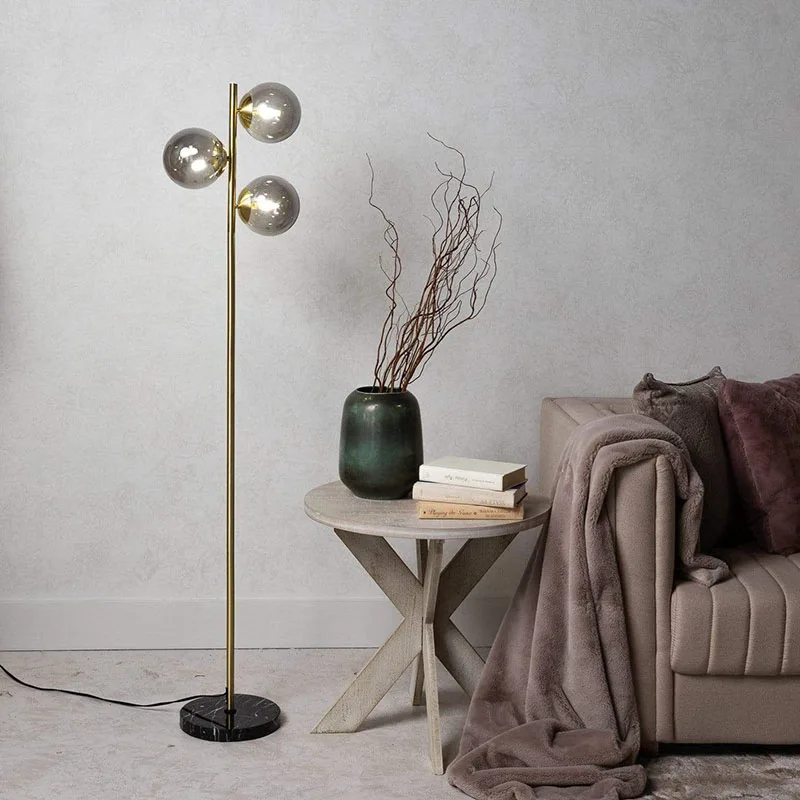 Industrial Floor Lamp,with 3-Head glass shades Tree Standing Lamp and marble base for home decoration
Industrial Floor Lamp,with 3-Head glass shades Tree Standing Lamp and marble base for home decoration