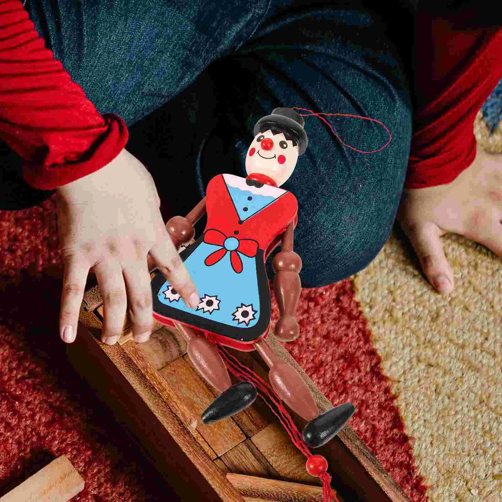 4pcs Wood Puppet Toys Margaretha Wooden Toys Wooden Hanging Puppet Toys (Random Style)
4pcs Wood Puppet Toys Margaretha Wooden Toys Wooden Hanging Puppet Toys (Random Style)