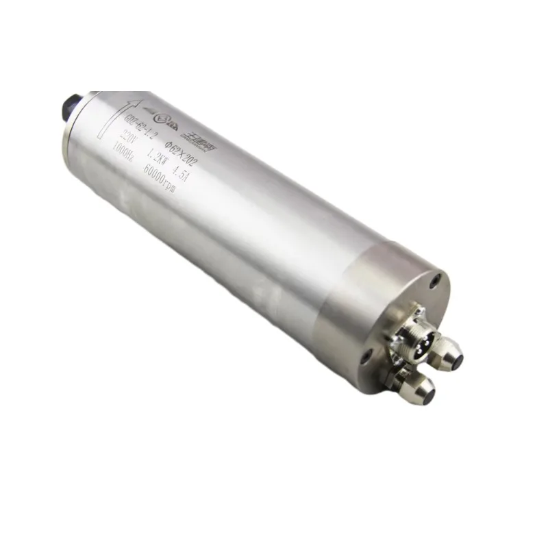 High Speed CNC Spindle Motor GDZ-62-1.2kw 60000rpm Water Cooled For Metal Carving CNC Router Brand Machine Tool Spindle
High Speed CNC Spindle Motor GDZ-62-1.2kw 60000rpm Water Cooled For Metal Carving CNC Router Brand Machine Tool Spindle