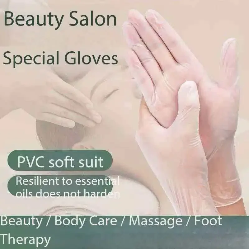100 pieces/box disposable PVC gloves for outdoor and household use, waterproof and oil resistant latex for beauty, massage, foot
100 pieces/box disposable PVC gloves for outdoor and household use, waterproof and oil resistant latex for beauty, massage, foot