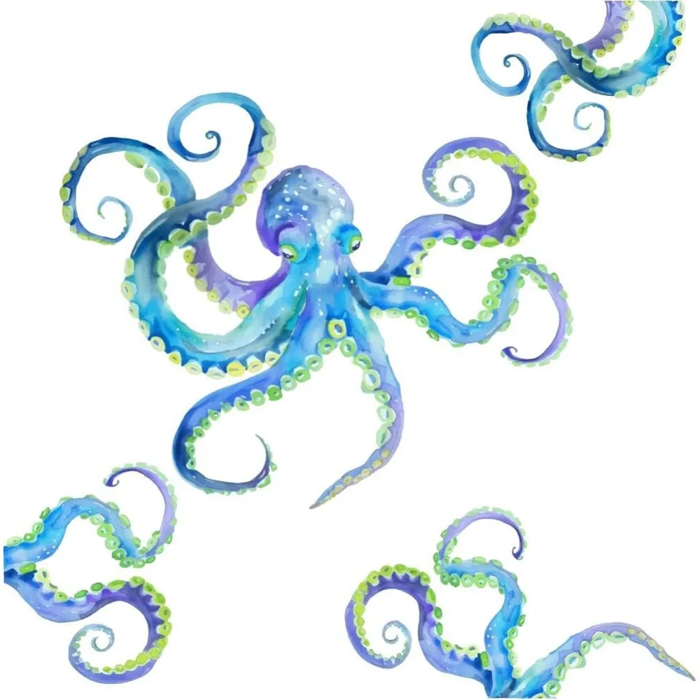 Octopus Wall Stickers Blue Octopus Wall Decor Vinyl Wall Art Murals Removable Self Adhesive Wallpapers Home Wall Decor
Octopus Wall Stickers Blue Octopus Wall Decor Vinyl Wall Art Murals Removable Self Adhesive Wallpapers Home Wall Decor