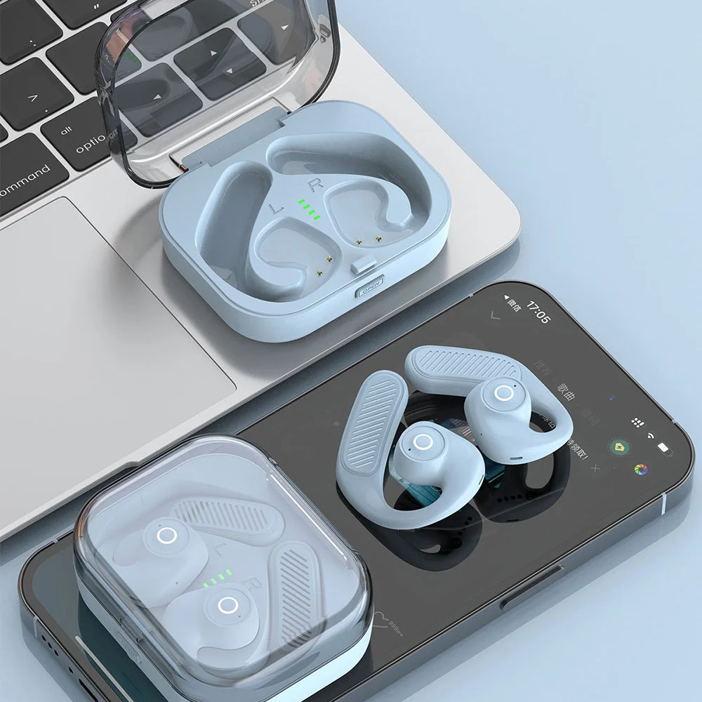 New Air Conduction Bluetooth 5.3 Headset Noise Reduction Bone Conduction Earhook Ultra-long TWS Sports Waterproof Headphone Buds
New Air Conduction Bluetooth 5.3 Headset Noise Reduction Bone Conduction Earhook Ultra-long TWS Sports Waterproof Headphone Buds
