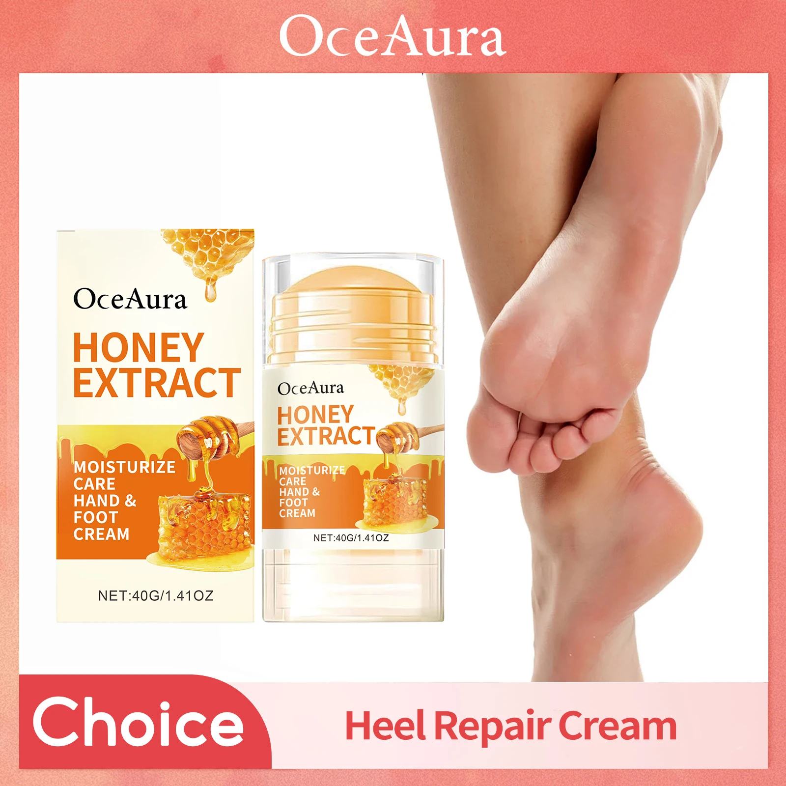 Honey Hydrating Foot Cream Repair Dry Cracked Feet Heel Dead Skin Removal Softening Calluses Nourishing Exfoliation Foot Balm
Honey Hydrating Foot Cream Repair Dry Cracked Feet Heel Dead Skin Removal Softening Calluses Nourishing Exfoliation Foot Balm