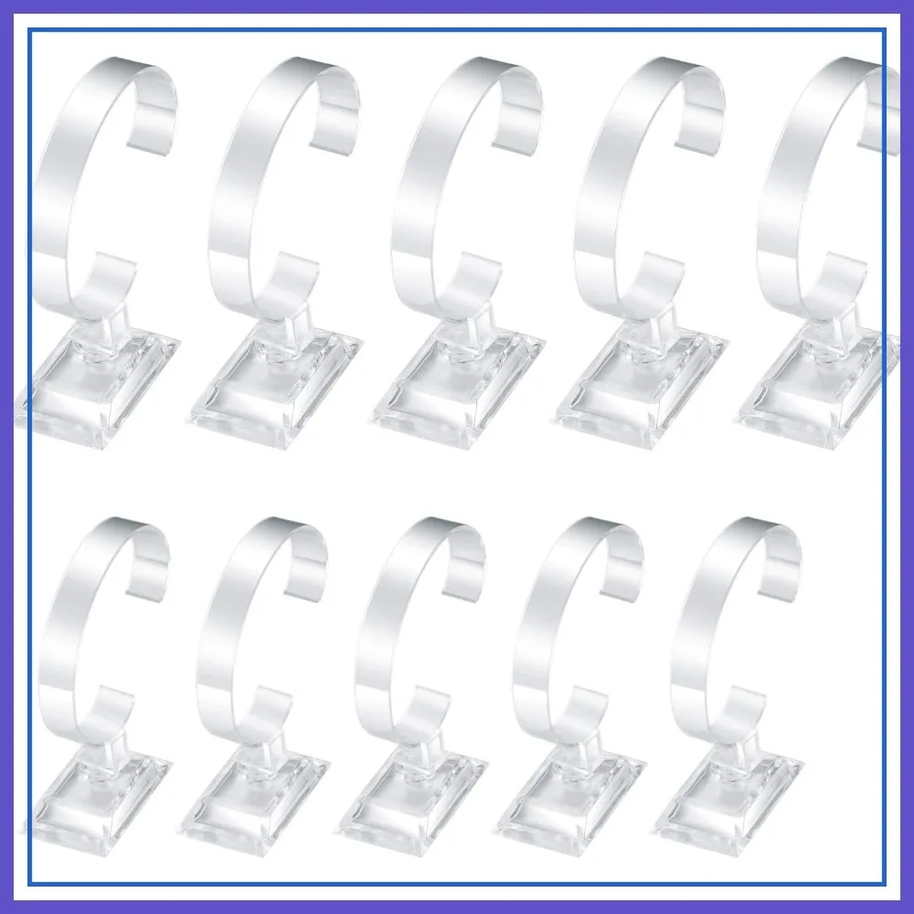 10 Pcs Clear Plastic Watch Display Stand Holder, 4 inch/3.5 inch Round Bracelet Stand Rack
10 Pcs Clear Plastic Watch Display Stand Holder, 4 inch/3.5 inch Round Bracelet Stand Rack